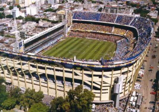 Стадион Бомбонера в Аргентине