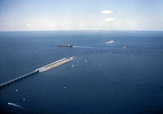 Мост тоннель в заливе Чезапик