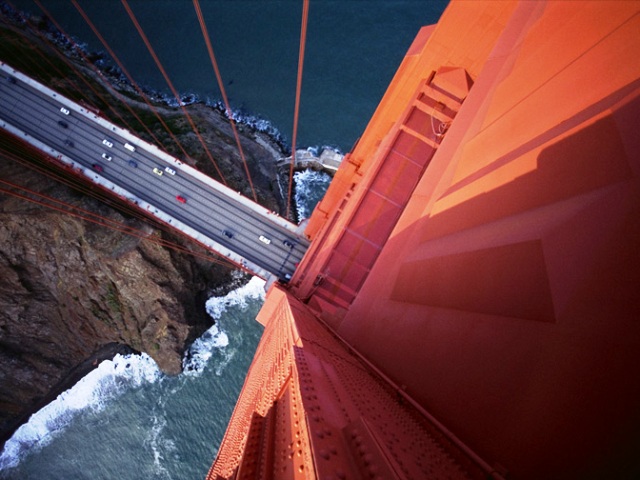 Мост Золотые ворота, Сан-Франциско, Калифорния.