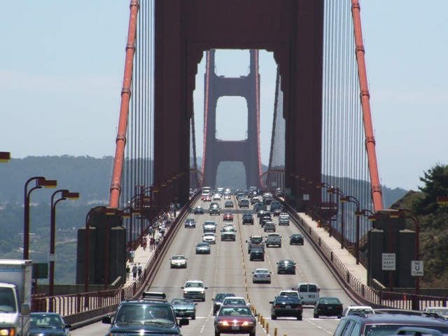 Мост Золотые ворота, Сан-Франциско, Калифорния.